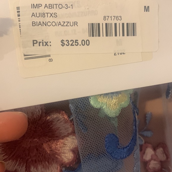 SOLD - Imperial Pastel Embroidered A-Line Dress - Picture 8 of 9